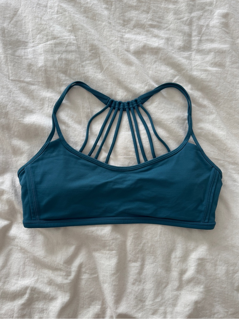 Lululemon Strappy Back Teal Sports Bra